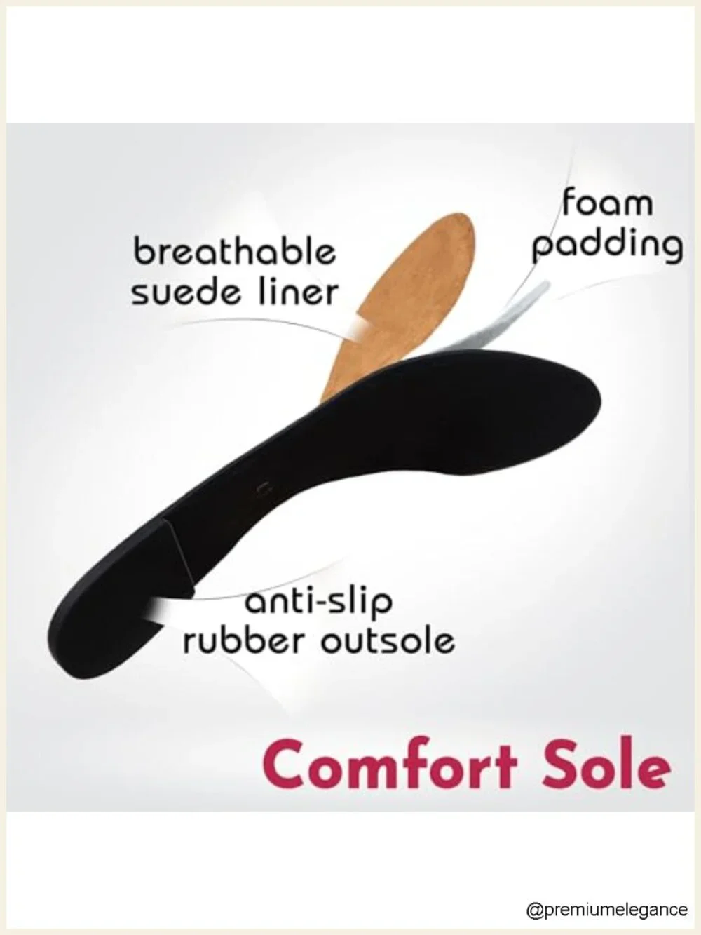 Foldable Flats for Women, Comfortable Ballet Shoes for Weddings & Travel